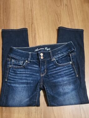 American Eagle Outfitters Dark Blue Artist Women's Jeans